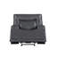 Fauteuil inclinable avec repose-tête et repose-pieds gris Fuchs-2007469982