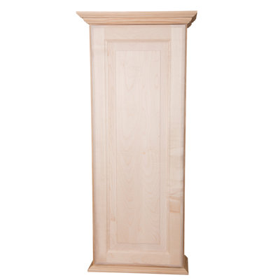 Autumn Surface Mount Framed 1 Door Medicine Cabinet with 3 Adjustable Shelves