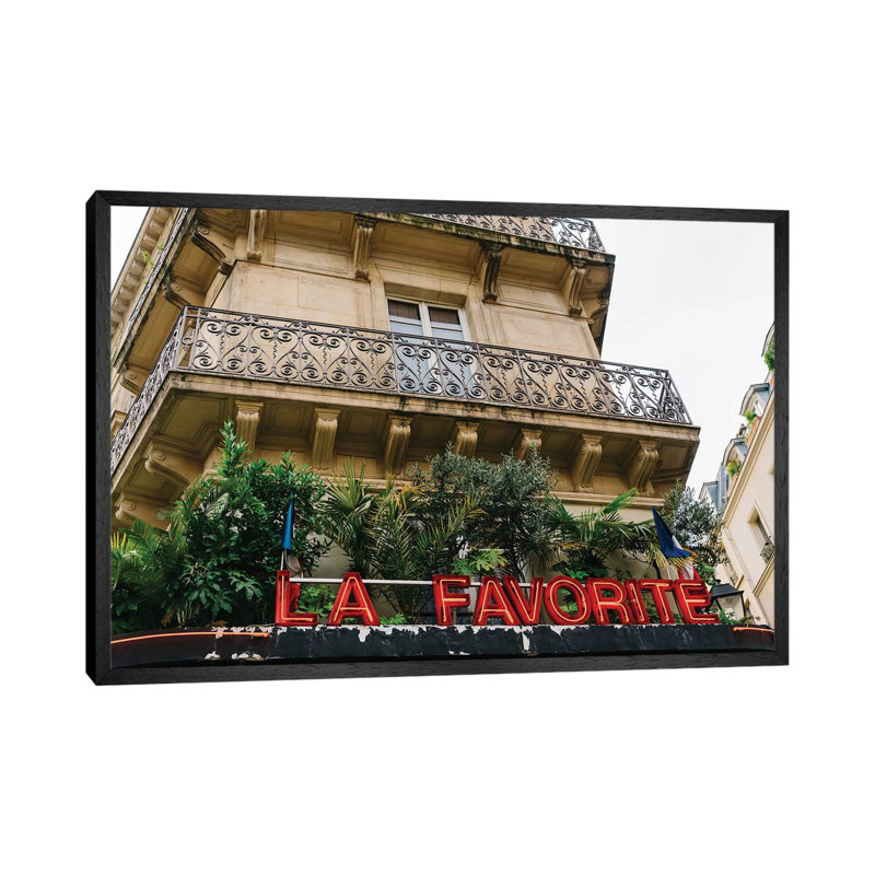 La Favorite by Bethany Young - Print on Canvas, 66.04cm H x 101.6cm W x 3.81cm D, Black Framed