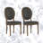 Baril Upholstered Oval Back Side Wood Chair-954866528
