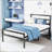 Metal Platform Bed Frame With Headboard