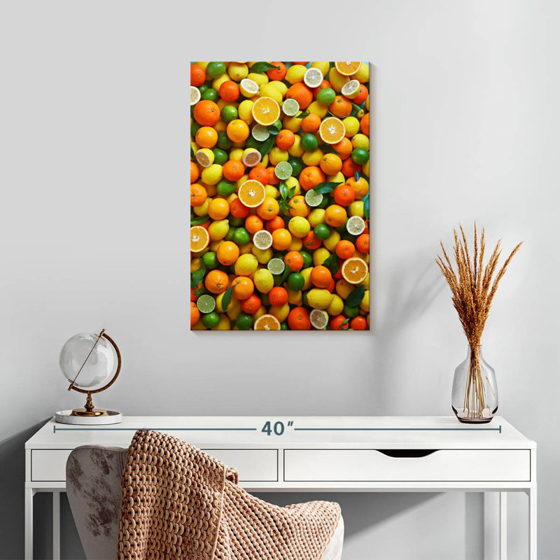 Yarlin Citrus Fruit Pile, 24" H x 16" W