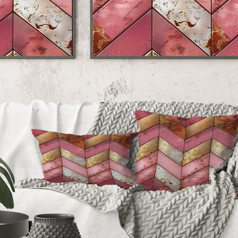 No Pattern - Midcentury Throw Pillow