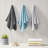 Aegean Grey 100% Turkish Cotton Casual 6-Piece Towel Set-1635439130