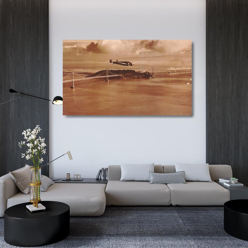 Amelia Earhart en vol IMA-S403, H 28 po x l 48 po