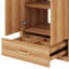 Meuble-lavabo en bois 36 po, 2 portes à fermeture douce, 4 tiroirs à fermeture douce, tablette réglable