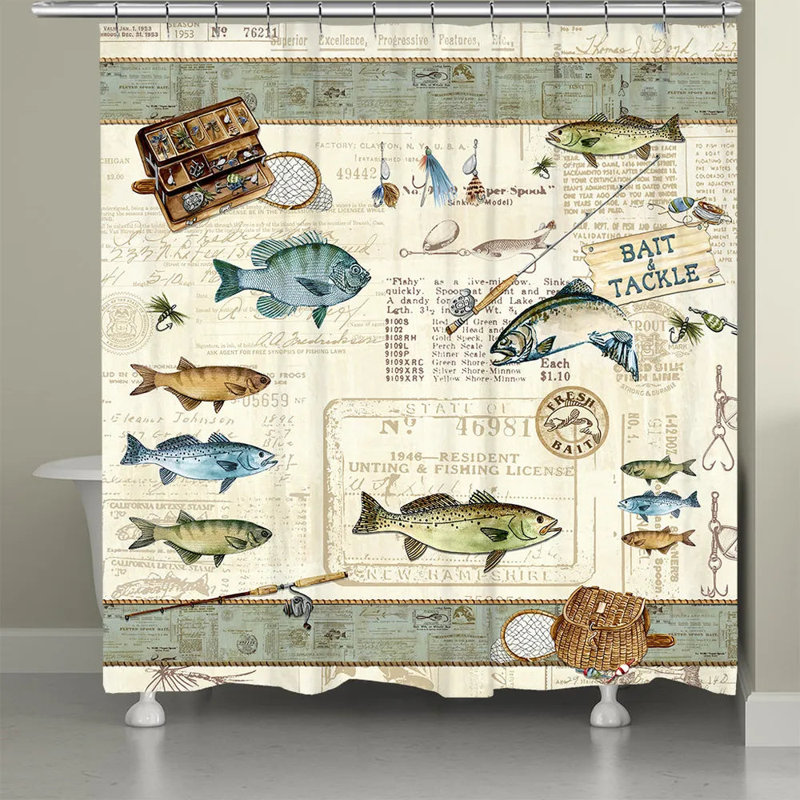 Demartini Shower Curtain, 71" H x 72" W