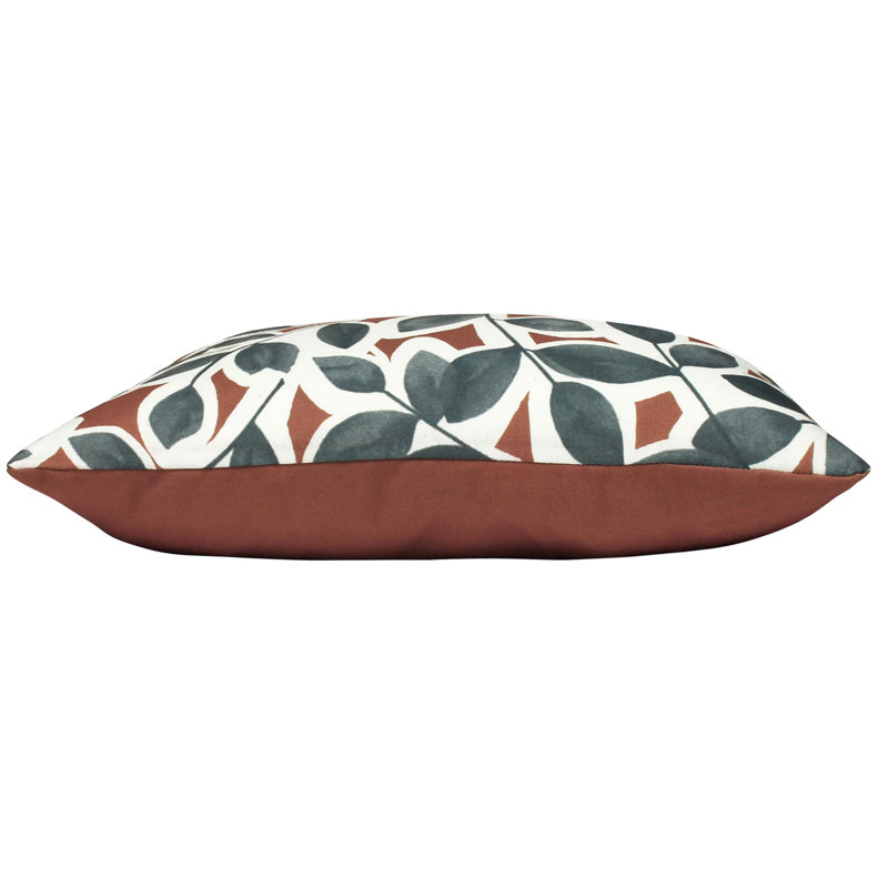 Floral Dove/Silver Square Cushion, Dove/Silver