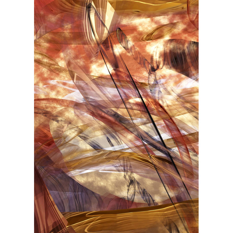 « shards of automne », impression sur toile tendue, H 30 po x l 16 po