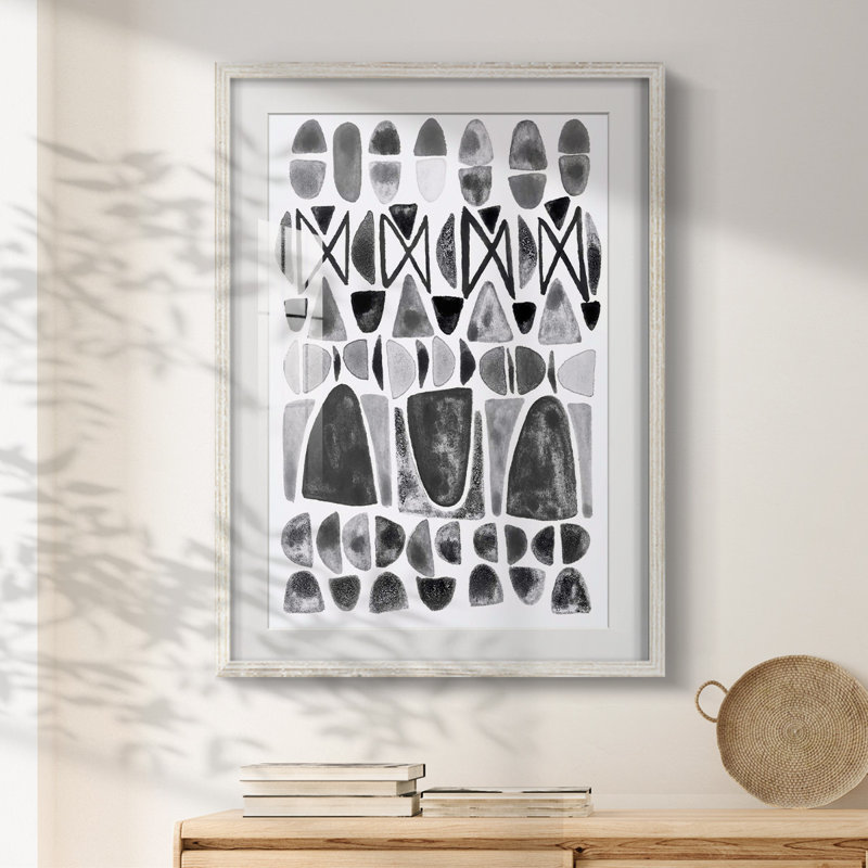 Gray Arches III - Impression encadrée, Blanc, H 28,5 po x l 20,5 po