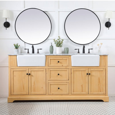 Meuble-lavabo double 72 po Pardue