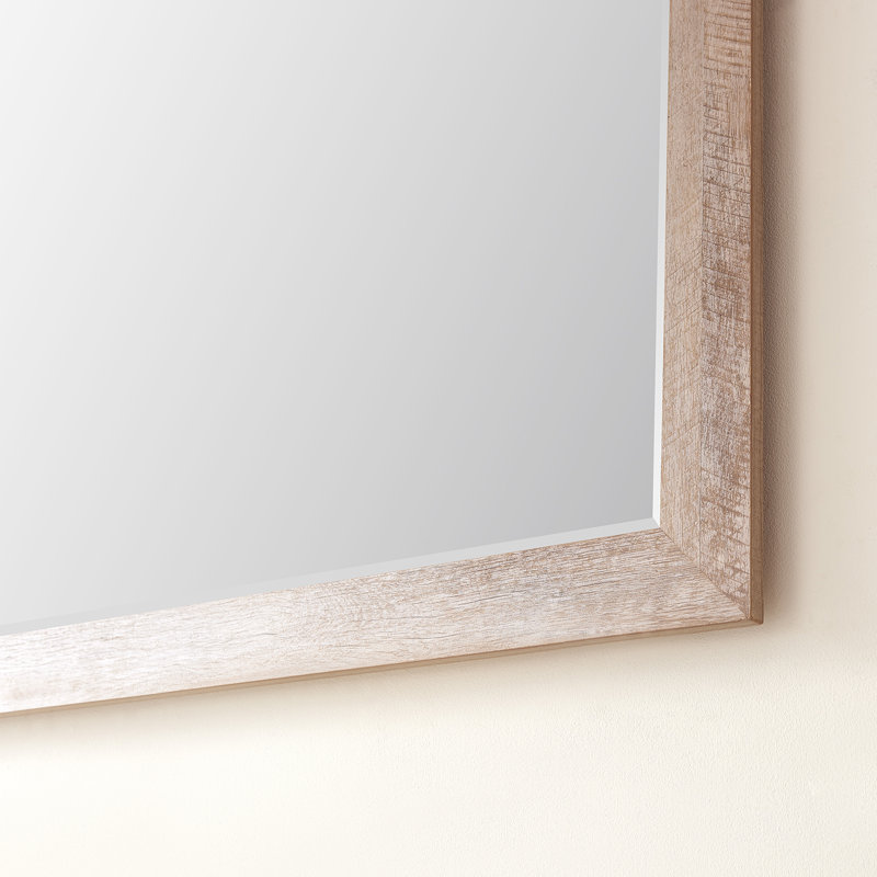 Miroir de salle de bain mural, Bûches nord-américaines, 36 po x 48 po