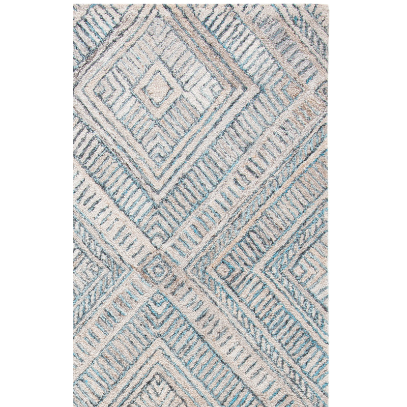 Marquee Hand Tufted Performance Geometric Rug, Rectangle 5' x 8'