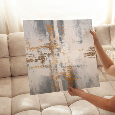 «Abstract Abstract Symphony», reproduction d'art transitionnelle sans cadre