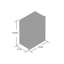 Bradd W H Direct Mount Frameless Medicine Cabinet Mirror 3 Adjustable-982109468
