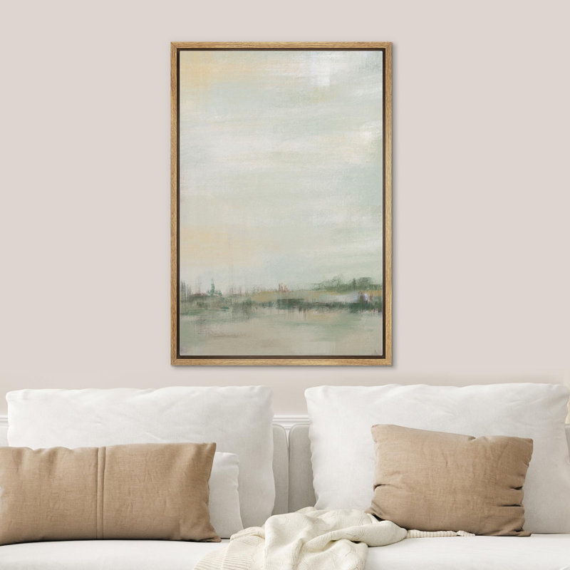 Décoration murale abstraite minimaliste contemporaine nordique de couleur grunge, Cadre naturel flottant