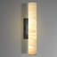 20" led wallchiere à intensité variable wall sconce with alabaster shade Ephraim-1466377103