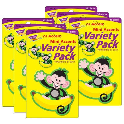 Trend Monkeys and Bananas Mini Accents