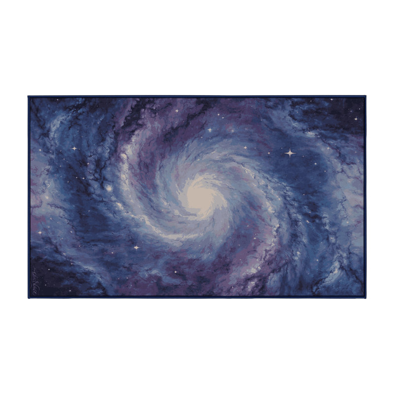 Tapis mauve lavable à la machine, Rectangle 2 pi x 3 pi