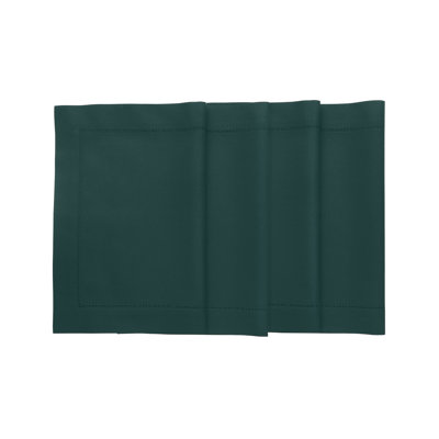 Cotton Linen Hemstitch - 100% Pure Placemats