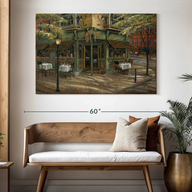 Lilie Mandi's Cafe, 34" H x 51" W