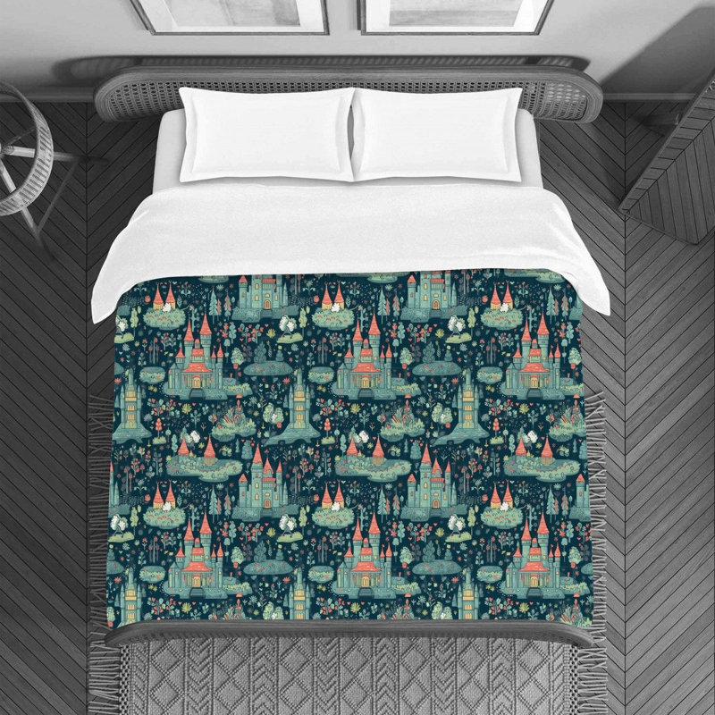 Polyester Machine Printed Duvet Cover, King Duvet Cover