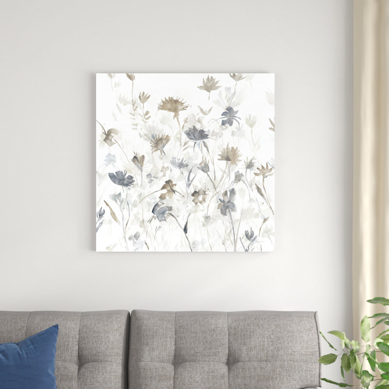 Garden Shadows III sur fond blanc, H 30 po x l 30 po x P 1,25 po