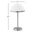 Lampe de table à DEL avec interrupteur intelligent Exeter