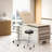 airLIFT 28" W Adjustable Height Rolling Laptop Desk Stand-63519015