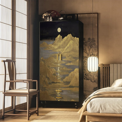 Garde-robe de luxe légère de style chinois