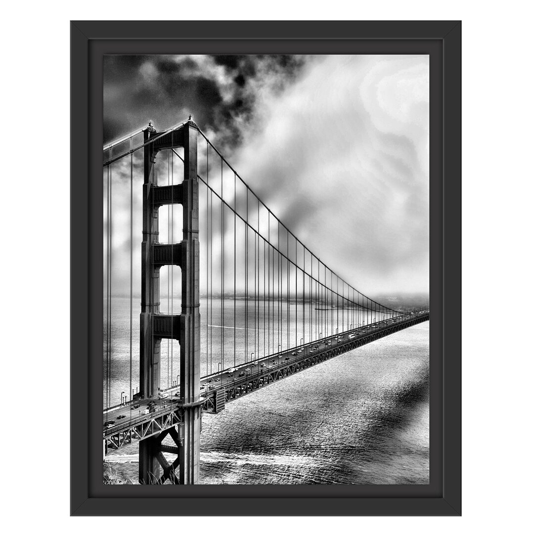 Gerahmtes Wandbild Golden Gate Bridge San Francisco