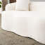 Blanc à 2 places incurvées avec accoudoir rond, idéal pour le salon et les petits espaces, sans assemblage, conception ergonomique minimaliste en mousse à ressorts pour chambre à coucher, confort-651609007