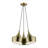 Chassiti 3 - Light Antique Brass Pendant