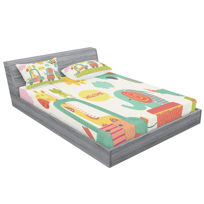 Microfiber Sheet Set, Full Sheet Set with Fitted Sheet