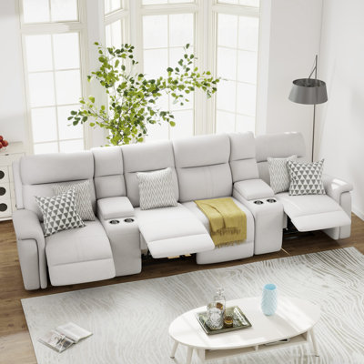Satori 138.6'' Upholstered Power Reclining Sofa