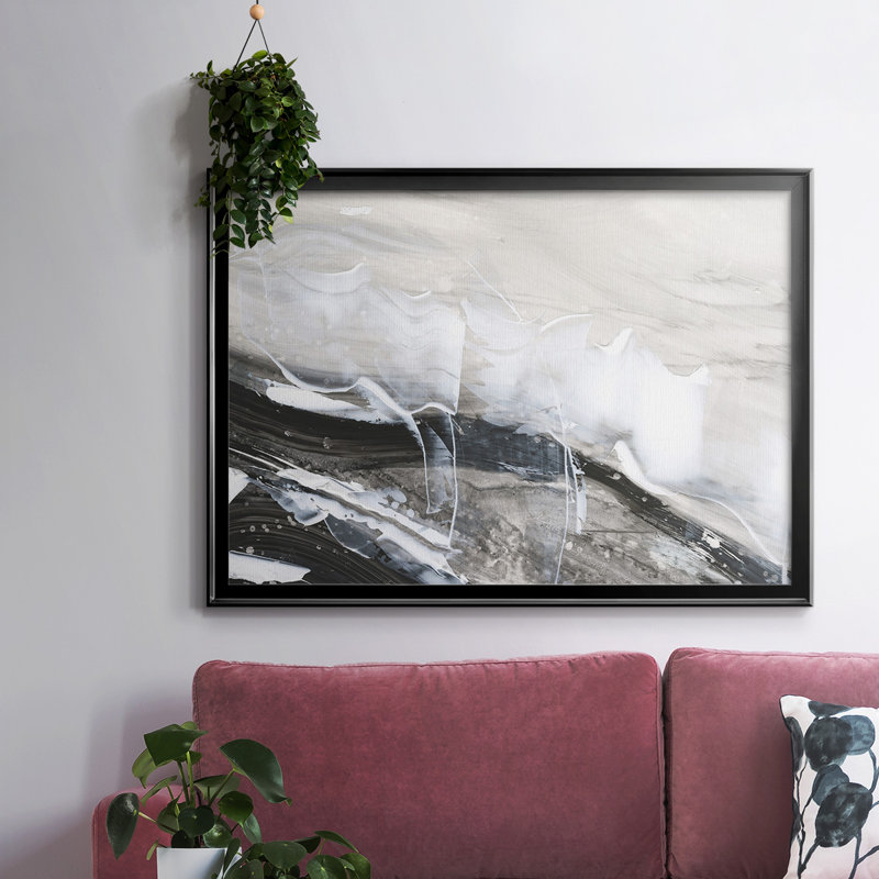 Blizzard Conditions III, reproduction d'art sur toile, Noir, H 14 po x l 20 po x P 1,5 po