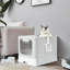 Tanju   Plastic Enclosed Litter Box with Scoop-441696345