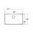 Prep 1800 Series Stainless Steel Undermount 31" x 18" Single Bowl Kitchen Sink