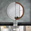 Huldar Glass Flat Wall Mirror