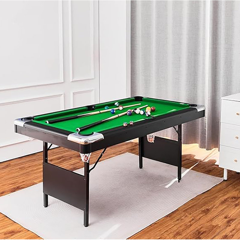 Table de billard portable pliable Forfamily Game Room Kid Adulte, Vert, H 31,49 po x L 84,25 po x l 44,88 po