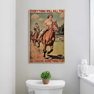 Horse Racing Choose Something Fun - 1 Piece Rectan " Horse Racing Choose Something Fun "