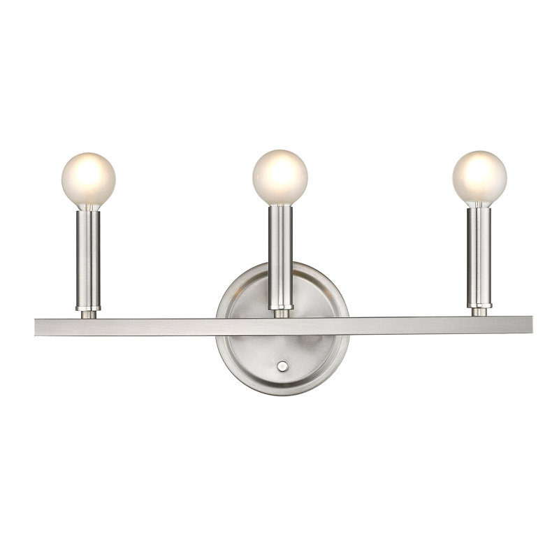 Sawyer 3 - Light Dimmable Vanity Light, Satin Nickel
