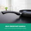 ROYALFORD Non-Stick Frying Pan | Aluminium Fry Pan for Induction Hob Skillet Pan | Saute Pan with 3-Layer PFOA-Free Coating for Healthy & Less Oil Cooking, Cool Touch Bakelite Handle | Black-88145640