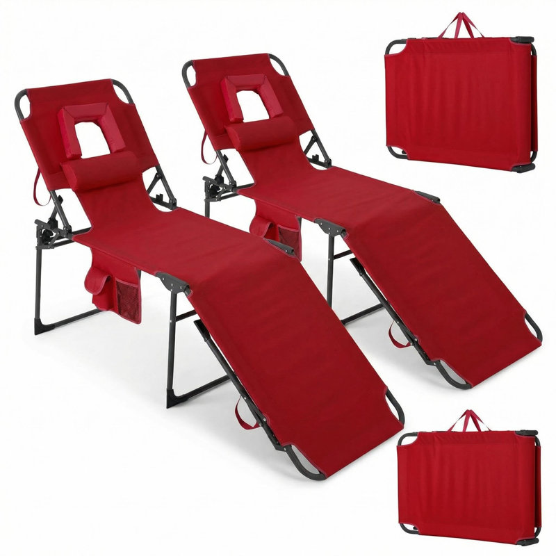 Beach Chair, Red, 2