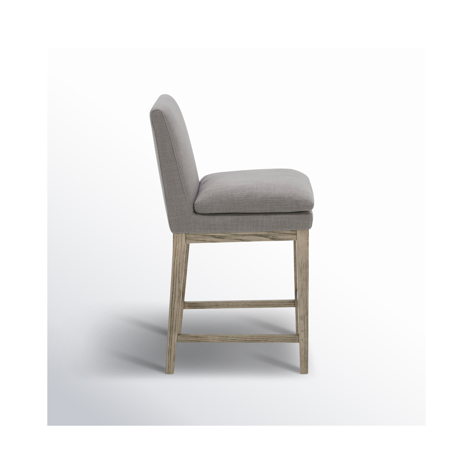 Bethea Upholstered Counter Stool, Effie Flint Performance Linen