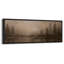 «Misty Pine Forest Reflection on Quiet Lake», art mural pour chambre à coucher ou espace de méditation-140924516-140924538