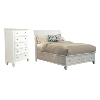 Ensemble de chambre avec grand lit 2 pièces Stach