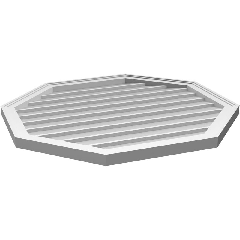 Évent horizontal gondole allongé en surface octogonal Signature, H 32 po x l 34 po x P 1,5 po
