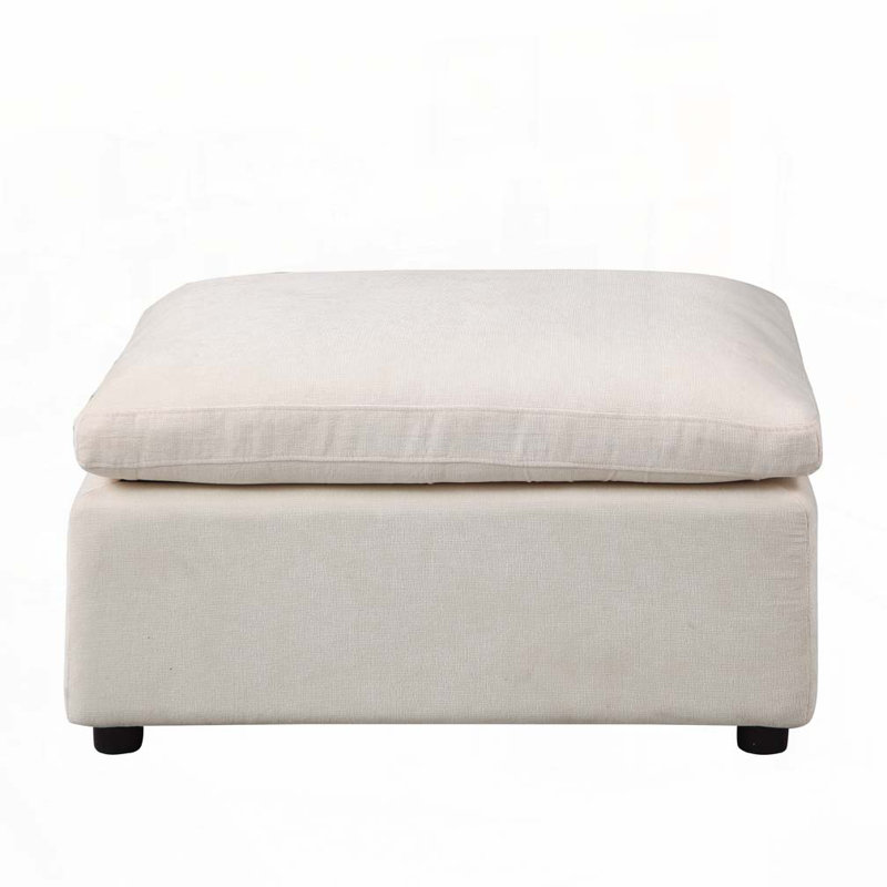Repose-pieds modulaire rembourré pour canapé modulaire
