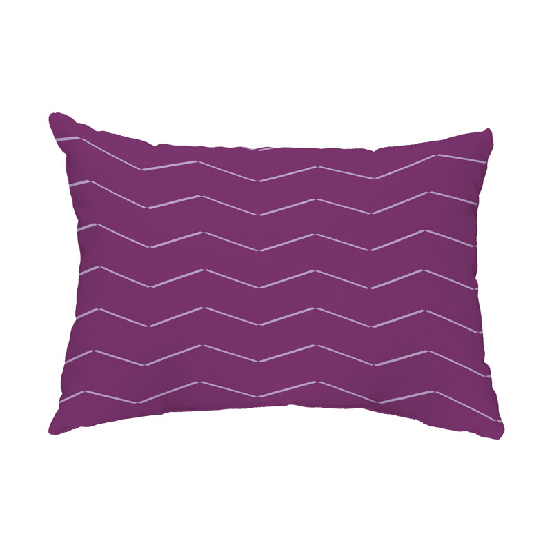 Housse et insert de coussin rectangulaire Harlequin, Mauve